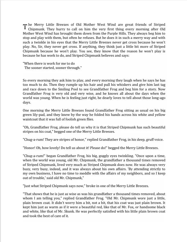 Mother West Wind Why Stories by Thornton W. Burgess FN Library Online