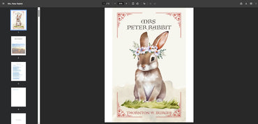 Mrs. Peter Rabbit by Thornton W. Burgess FN Library Online