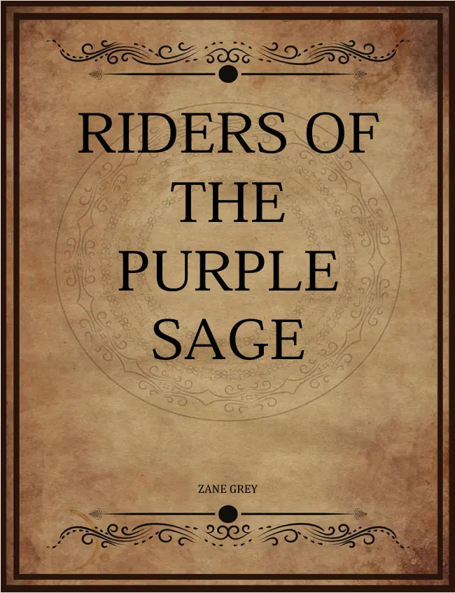 Zane Grey Riders Of The Purple Sage FN Library Online