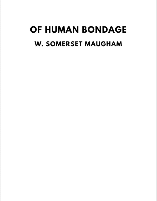 Of Human Bondage FN Library Online