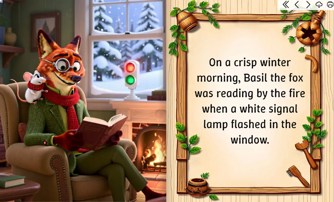 The Mystery of the Snowy Footprints FN Library Online