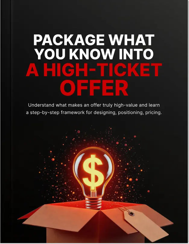 Package What You Know Into a High-Ticket Offer FN Library Online
