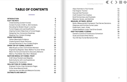 Converting Content Funnel FN Library Online