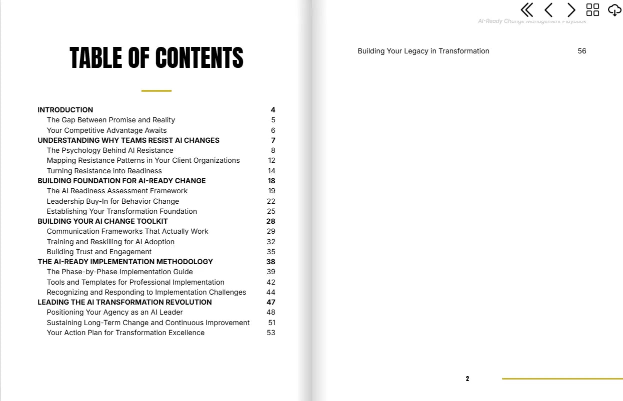 AI-Ready Change Management Playbook FN Library Online