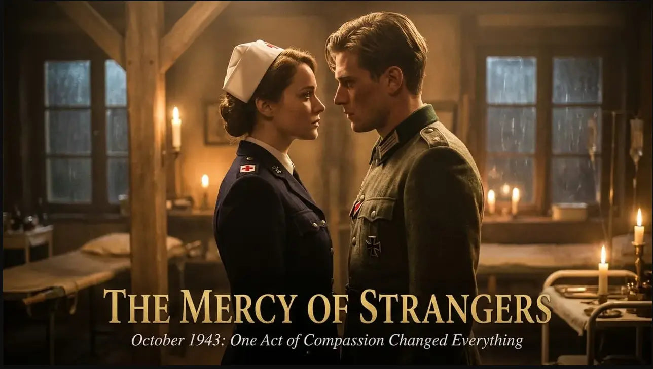 WW2 Nurse Shelters Enemy Officer | Forbidden Wartime Romance 1943 FN Library Online