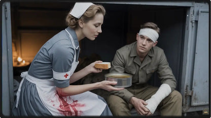 WW2 Cellar Affair: French Nurse & Wounded German Soldier | Untold 1944 True Story FN Library Online