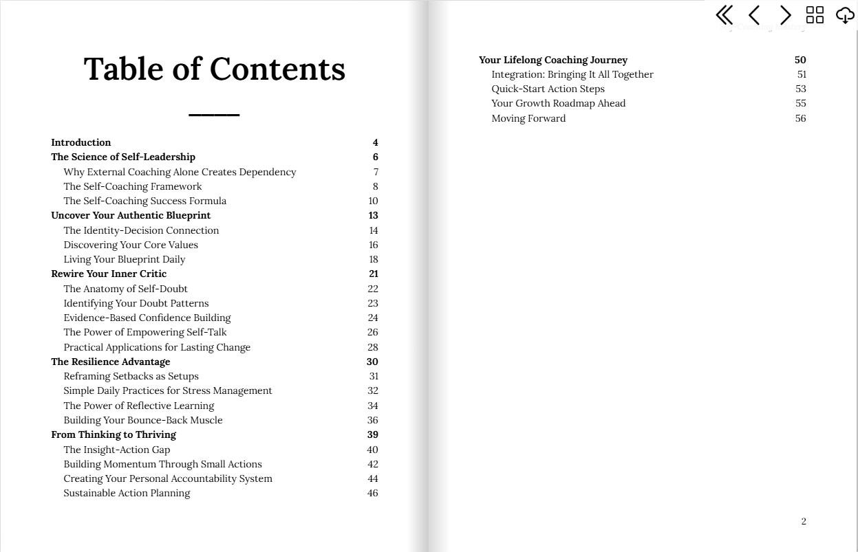 Self-Coaching Mastery