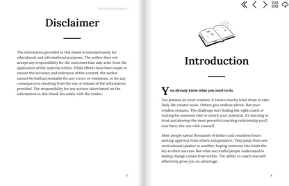 Self-Coaching Mastery