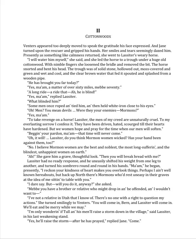 Zane Grey Riders Of The Purple Sage FN Library Online