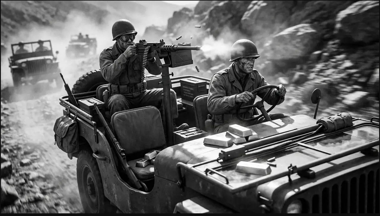 WW2’s Wildest Gold Heist: Jeep Chase in the Atlas Mountains | Untold War Story FN Library Online