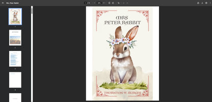 Mrs. Peter Rabbit by Thornton W. Burgess FN Library Online