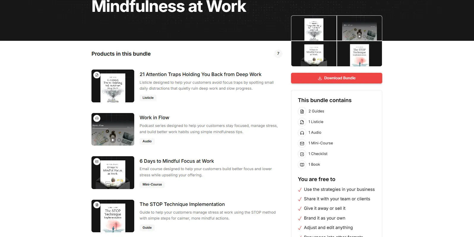 Mindfulness at Work FN Library Online