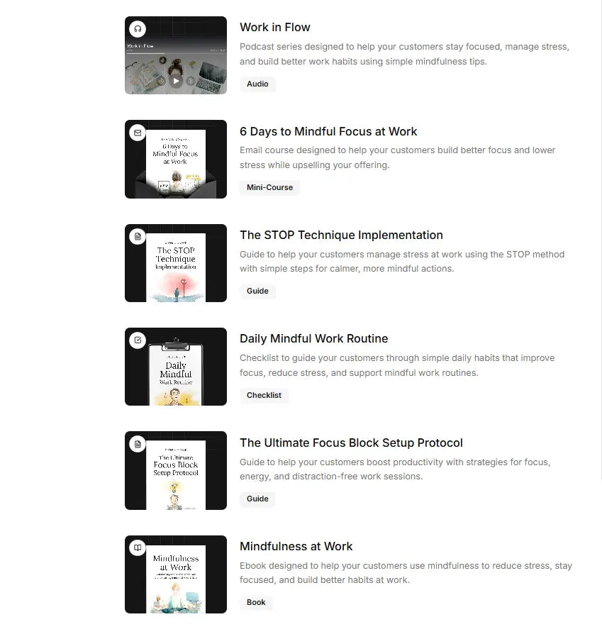 Mindfulness at Work FN Library Online