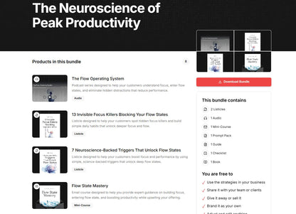 The Neuroscience of Peak Productivity FN Library Online