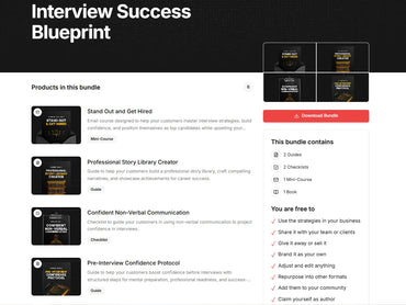 Interview Success Blueprint FN Library Online