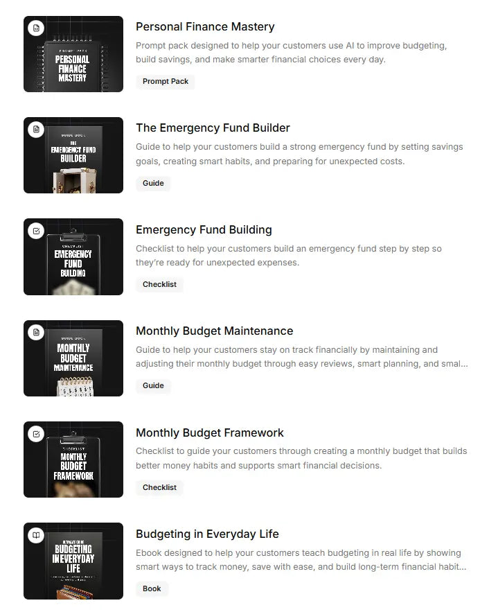 Budgeting in Everyday Life FN Library Online