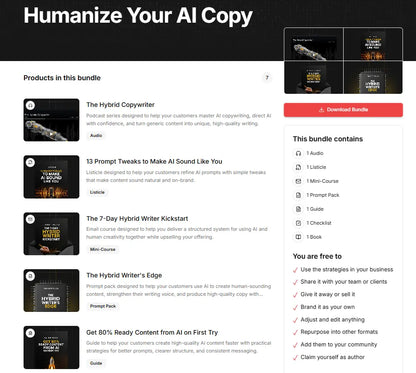 Humanize Your AI Copy FN Library Online