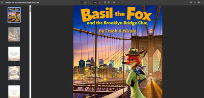Basil the Fox and the Brooklyn Bridge Clue FN Library Online